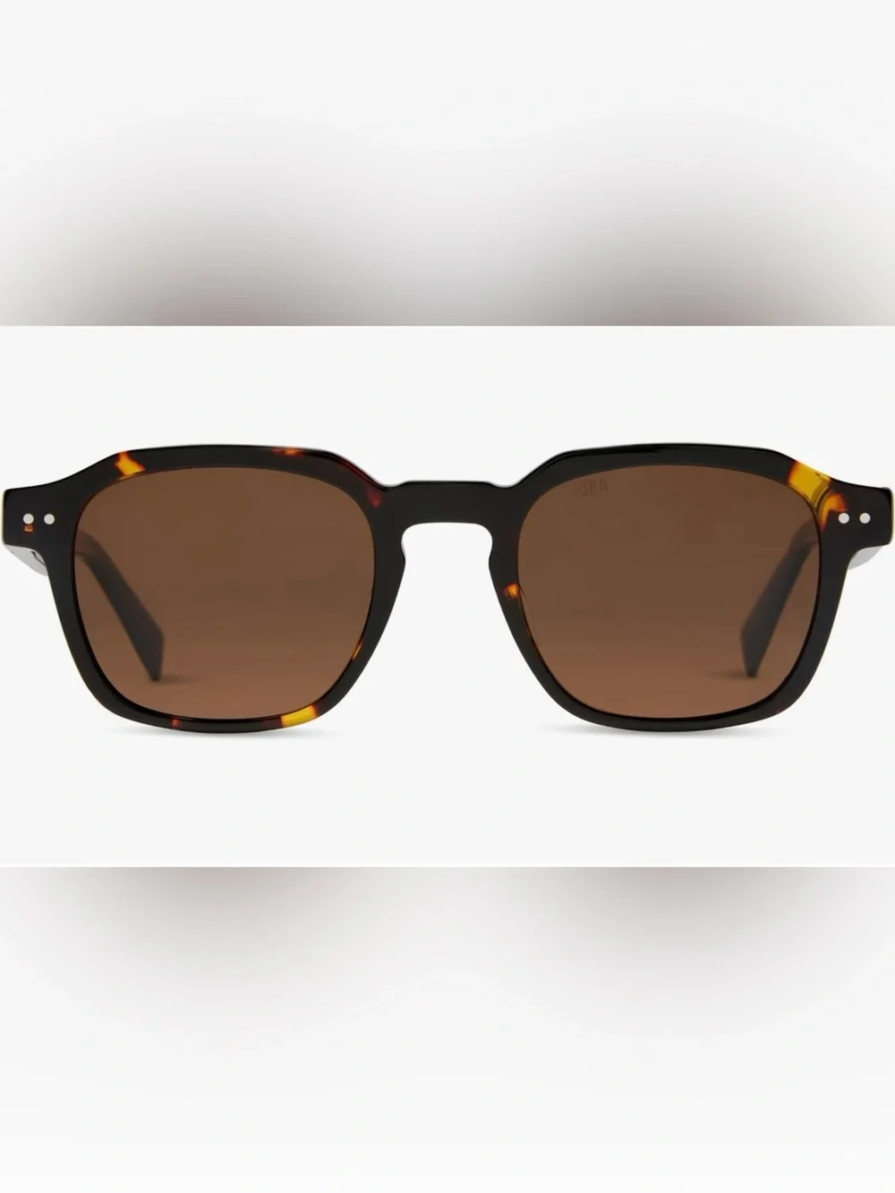 Kiara Black Frame Sunglasses with Brown Lenses. New w Case